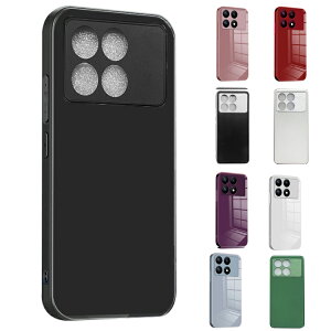 POCO X6 Pro �P�[�X �ϏՌ� �J�o�[ ���������� �w�ʋ����K���X ����TPU �P�[�X �X�g���b�v�� ���� �V���I�~ Xiaomi POCO X6 �v�� �������� ������� �X�}�[�g�t�H��/�X�}�t�H/�X�}�z�P�[�X/�J�o�[ �V