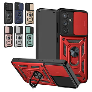 Galaxy S23 FE �ϏՌ� �P�[�X �J�o�[ �X���C�h���J���������Y�J�o�[�t�� �����Y�ی� ��̌^�����O�t�� �}�O�l�b�g���ԍڃz���_�[�Ή� 2�d�\�� �X�g���b�v�z�[���t�� Samsung �T���X�� �M�����N�V