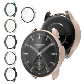 Xiaomi Watch S3 ケース カバー 強化ガラス ガラスフィルム付き 全面保護 液晶保護ケース 小米 シャオミ ウォッチ S3 単色/クリア フィルム一体 ハードケース