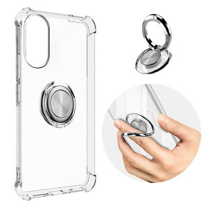 ���񂵂�t�@�~���[�X�}�z �N���A�P�[�X A303ZT �ϏՌ� �J�o�[ �N���A ���� �����^�X�}�z�����O�t�� TPU �p �ی� �R�[�i�[�o���p�[ �V���v�� �w�ʃP�[�X �\�t�g�P�[�X/�J�o�[ �X�g���b�v�� ZTE A