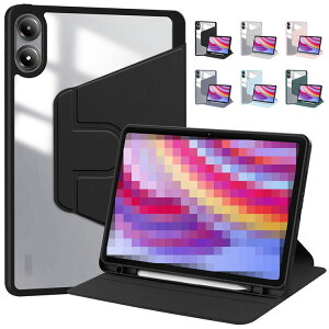 POCO Pad ケース Redmi Pad Pro 12.1インチ 耐衝撃 カバー オートスリープ 機能付き PUレザー スタンド機能シャオミ Xiaomi リドミ パッド プロ 衝撃吸収 保護ケース おしゃれ