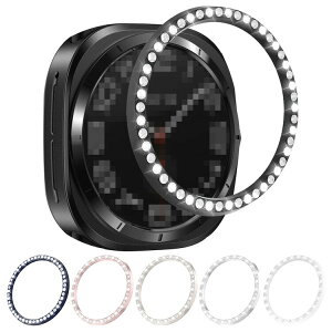 Galaxy Watch Ultra 2025 Ultra1/ 2 Ultra ベゼルリング 保護カバー ベゼルリングフレーム かわいい/きらきら ラインストーン エレガント プラスチック 取付簡単 粘着式 ギャラクシーウォッチ ウルトラ