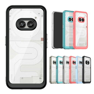 Nothing Phone 2a Plus �P�[�X �ϏՌ� �N���A �J�o�[ ���� TPU + �v���X�`�b�N �X�g���b�v�� �i�b�V���O �t�H�� 2a �v���X �������� ������� �X�}�[�g�t�H��/�X�}�t�H/�X�}�z�P�[�X/�J�o�[