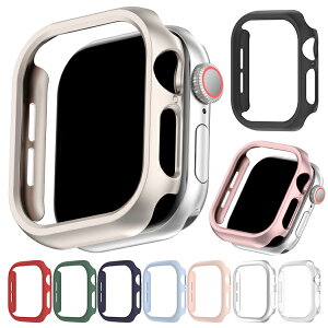 Apple Watch Series 11 / 10 ケース 耐衝撃 カバー マット ハードケース 保護ケース アップルウォッチ10 42mm/46mm 単色/クリア 耐衝撃ケース/カバー