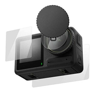 DJI Osmo Action 5 Pro ガラスフィルム 強化ガラス レンズ保護フィルム+液晶保護フィルム + サブディスプレイ液晶保護フィルム+レンズカバー付き オスモ アクション5 プロ 液晶保護プロテクター