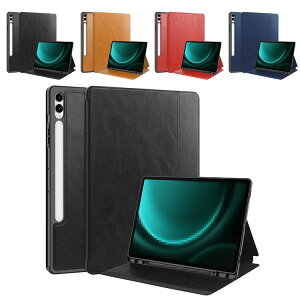 Galaxy Tab S10+ �P�[�X 12.4�C���` �蒠�^�J�o�[ �I�[�g�X���[�v �@�\�t�� �J�[�h���[ �蒠�^ PU���U�[ Samsung �T���X�� �M�����N�V�[ �^�uS10+ �Ռ��z�� �X�^���h�@�\ �V���v�� ������� �������� 