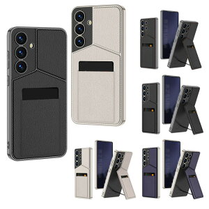 Galaxy S25 �P�[�X S25+ S25 Ultra �J�o�[ �ϏՌ� Qi�[�d ���C�����X�[�d �Ή� �V���v�� �w�ʔ����� �w��PU���U�[�P�[�X �X�^���h�@�\ Samsung �T���X�� �M�����N�V�[ S25/S25 �v���X/S25 �E���g�� �A���h��