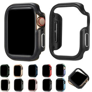 Apple Watch Series 11/10 ケース 耐衝撃 カバー TPU&アルミバンパー かっこいい アップルウォッチ10 42mm/46mm バンパーカバー