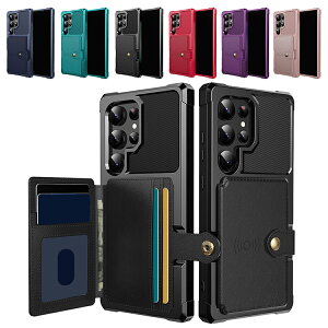Galaxy S25 �P�[�X �ϏՌ� S25+ S25 Ultra �J�o�[ PU���U�[�P�[�X �}�O�l�b�g���ԍڃz���_�[�X�}�z�P�[�X �J�[�h���[ �p �ی� �R�[�i�[�o���p�[ �w�ʃP�[�X �X�g���b�v�� Samsung �T���X�� �M�����N�V