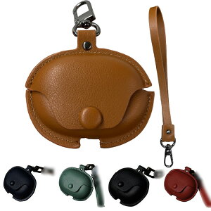 Redmi Buds 6 Pro ケース カバー PUレザー シンプル ストラップ付き カラビナ付き 保護カバー おすすめ おしゃれ Xiaomi シャオミ レッドミー バッズ6 プロ ワイヤレスイヤホン 傷防止 保護ケース