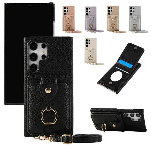 Galaxy S25 �P�[�X S25+/S25 Ultra �J�o�[ �w��PU���U�[�P�[�X ��̌^�����O�t�� �Ў葀�� �X�^���h�@�\ �J���r�i�����O�t�� �J�[�h���[ �V�����_�[�X�g���b�v�t�� �V���v�� �P�[�X �A���h���C�h �P