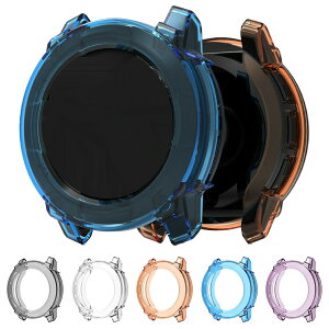 Garmin Instinct 3 AMOLED NAP[X/Jo[ ϏՌ یP[X Jo[ \tgTPU NA veN^[Jo[ ^ y \tgP[X GARMIN K[~ CXeBNg3 AMOLED
