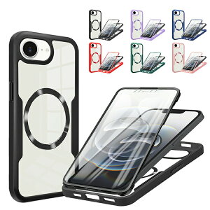 iPhone17e / iPhone16e�N���A �P�[�X/�J�o�[ �N���A �w�ʓ��� ���� �O��ی� �t���J�o�[ Qi�[�d ���C�����X�[�d �Ή� �ی�P�[�X ������ �V���v�� Apple �A�b�v�� �A�C�t�H�� 17e / 16e �������� �X�}�[