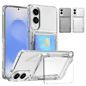 Galaxy S25 Edge P[X ϏՌ NAP[X  J[h[ p ی R[i[op[ TPU + vX`bN Vv TX MNV[ S25 Edge Samsung AhCh  X}[gtH/