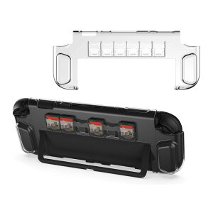 Nintendo Switch 2 クリアケース Switch2 カバー 耐衝撃 クリア 透明 ソフトカード収納 プラスチック シンプル スリム 任天堂スイッチ 任天堂 ニンテンドースイッチ Switch2 コントローラー スイッチ