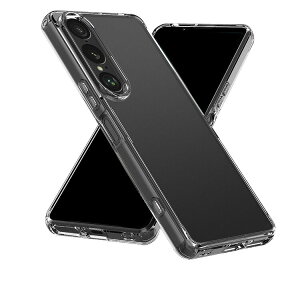 Xperia 1 VII ケース クリア スリム シンプル 耐衝撃 背面透明 TPU Sony ソニー エクスぺリア1 VII カバー/ケース ストラップホール付き
