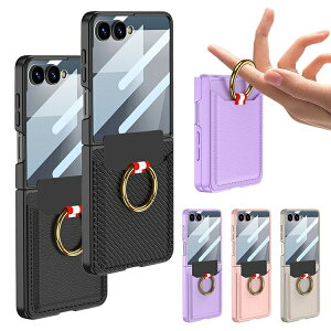 Galaxy Z Flip7 NAP[X Jo[ ܂肽݌^ TufBXvCtیtB KXtBt J[h[ bL NA  PUU[ J[{ ̌^X}zOt V