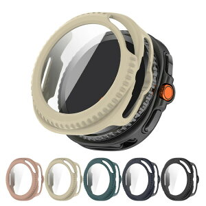 Galaxy Watch 8 Classic �P�[�X �ϏՌ� �J�o�[ �����K���X �K���X�t�B�����t�� �S�ʕی� �t���ی�P�[�X Samsung �T���X�� �M�����N�V�[�E�H�b�`8�N���V�b�N 46mm �P�F/�N���A �t�B������� �n�[�h�P�[