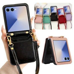 Galaxy Z Flip7 X}zV_[ P[X /Jo[ ܂肽݌^ PUU[ P[X V_[Xgbv |xgt ߉\ J[h[ Xgbvz[t Samsung TX M