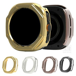 Galaxy Watch Ultra 2025 Ultra1 / Ultra2 ケース 耐衝撃 カバー メッキ プラスチック 保護ケース/カバー Samsung ギャラクシーウォッチ ウルトラ 第1/2世代 耐衝撃ケース/カバー ハードケース おすすめ