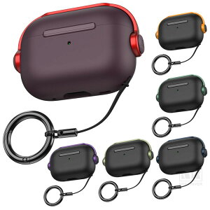 AirPods Pro 3 �ϏՌ� �P�[�X ��3���� �J�o�[ �X�g���b�v�t�� TPU +�v���X�`�b�N �n�[�h�P�[�X �V���v�� �ی�J�o�[ �������� ������� Apple �A�C�z�� �G�A�[�|�b�Y �v�� AirPods Pro3 ��3���� 2025���f
