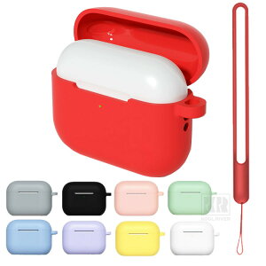 AirPods Pro 3 �P�[�X ��3���� �J�o�[ �V���R�� �V���v�� �X�g���b�v�t�� �ی�J�o�[ �������� ������� Apple �A�C�z�� �G�A�[�|�b�Y �v�� AirPods Pro3 ��3���� 2025���f�� ���C�����X�C���z�� ���h�~ 