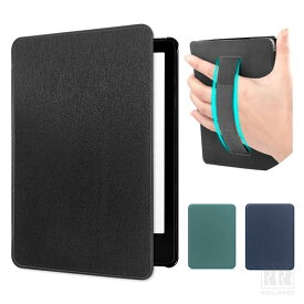 Kindle Colorsoft ケース 7インチ 耐衝撃 手帳型 カバー PUレザー 持ち手 ベルト タブレットバンド 落下防止ベルト 片手操作 取っ手 Amazon キンドル カラーソフト 電子書籍 リーダー 衝撃吸収 シンプル おしゃれ 手帳型PUレザーケース/カバー