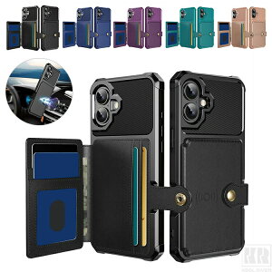 iPhone17 P[X ϏՌ Air/17 Pro/17 Pro Max PUU[P[X }Olbgԍڃz_Ή J[h[ Xgbv X^h@\ EJ p ی R[i[op[ Vv Apple ACtH17/G