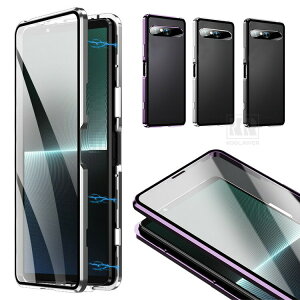 Xperia 10 VII �P�[�X �A���~ �o���p�[ �J�o�[ �O�㋭���K���X �J�����ی� �}�O�l�b�g������ ���b�N�t�� ������ ���������� �A���~�o���p�[ �N���A ���� ���� �}�O�l�b�g�Œ� �S�ʕی� Sony �\�j