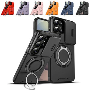 Galaxy S26 �P�[�X S26+/S26 Ultra �J�o�[ �ϏՌ� �X���C�h���J���������Y�J�o�[�t�� �����Y�ی� ��̌^�����O�t�� �}�O�l�b�g���ԍڃz���_�[�Ή� �X�^���h�@�\ �X�g���b�v�� Samsung �T���X�� �M��