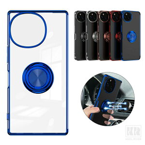 AQUOS sense10 �P�[�X �N���A �J�o�[ �ϏՌ� ���b�L �N���A �w�ʓ��� TPU �\�t�g�P�[�X ��̌^�����O�t�� �X�^���h�@�\ �}�O�l�b�g���ԍڃz���_�[�Ή� �X�g���b�v�z�[���t�� �V���v�� SHARP �A�N�I