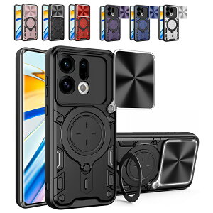 OPPO Find X9 �P�[�X X9 Pro �J�o�[ �ϏՌ� �X���C�h���J���������Y�J�o�[�t�� �����Y�ی� ��̌^�����O�t�� �X�^���h�@�\ �}�O�l�b�g���ԍڃz���_�[�Ή� �X�g���b�v�� ������ �ی�P�[�X ������