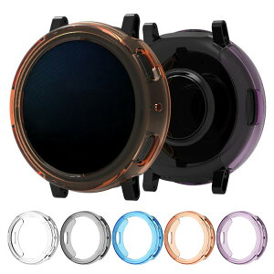 Amazfit Active Max �P�[�X �N���A �J�o�[ �N���A ���� �\�t�g TPU �v���e�N�^�[�J�o�[ �ی�P�[�X/�J�o�[ �ϏՌ��P�[�X/�J�o�[ �\�t�g�P�[�X �A�}�Y�t�B�b�g �A�N�e�B�u �}�b�N�X