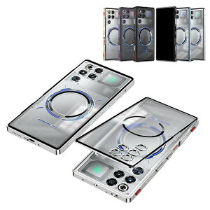 REDMAGIC 11 Air �o���p�[ �P�[�X �A���~�o���p�[ Qi�[�d ���C�����X�[�d �Ή� ������ �w�ʃp�l�� �J���������Y�J�o�[�t�� �}�O�l�b�g���� Nubia �k�r�A ���b�h�}�W�b�N11 Air ������� �X�}�z�P�[�X