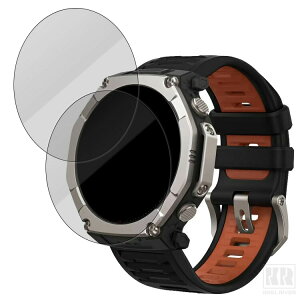 Amazfit T-Rex Ultra 2 �K���X�t�B���� �����K���X 2���Z�b�g �`�����h�~ �t���ی�v���e�N�^�[/�K���X �t�B���� �t���ی십���K���X �A�}�Y�t�B�b�g T-���b�N�X �E���g�� 2 ���˖h�~ �d�x9H 2.5D���E