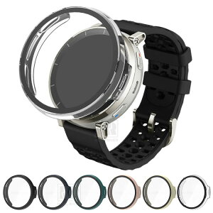 Amazfit Active 3 Premium �P�[�X Active3 �J�o�[ �t���ʋ����K���X �S�ʕی� �t���ی�P�[�X �P�F/�N���A �t�B������� �n�[�h�P�[�X �A�}�Y�t�B�b�g �A�N�e�B�u3 Premium