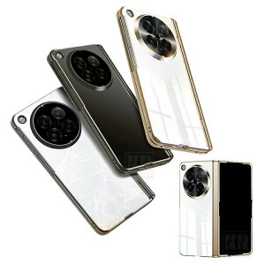 OPPO Find N6 �P�[�X �N���A �J�o�[ ���b�L �܂肽���݌^ ���� �����K���X�t�B�����t�� �����K���X+�v���X�`�b�N �O�ʋ����K���X �V���v�� �I�b�| �t�@�C���h N6 �ی�P�[�X