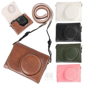PowerShot V1 �P�[�X �J�o�[ �V�����_�[�X�g���b�v�t�� PU���U�[ ���f�B�[�X ���|�� �J�����o�b�O �J�����P�[�X �������� �\�t�g�P�[�X �������߉\ CANON �L���m�� �p���[�V���b�g �f�W�^���J��
