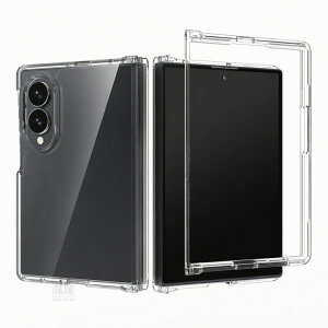 Galaxy Z Fold 8 Wide �P�[�X �ϏՌ� �N���A �J�o�[ ���� �܂肽���݌^ �v���X�`�b�N �n�[�h�P�[�X Samsung �T���X�� �M�����N�V�[Z�t�H�[���h8 ���C�h �ی�P�[�X �A���h���C�h �������� �X�}�[�g�t