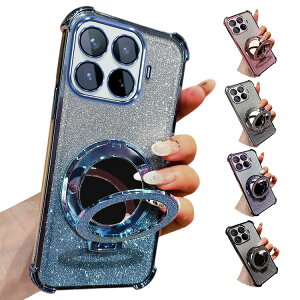 Xiaomi 17T �P�[�X 17TPro �J�o�[ ���b�L TPU �����O�t�� �~���[�t�� �����Y�J�o�[�t�� ��̌^�J���������Y�ی� �\�t�g�P�[�X �p �ی� �R�[�i�[�o���p�[ �O���b�^�[ �O���f�[�V���� ���킢�� ���f