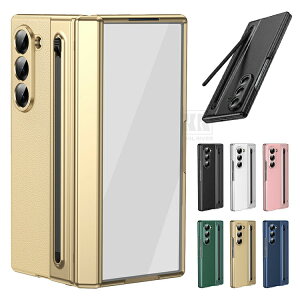 Galaxy Z Fold8 �P�[�X �J�o�[ �܂肽���݌^ �����K���X�t�B�����t�� �����K���X+�v���X�`�b�N ���b�L PU���U�[ �y�����[ �^�b�`�y���t�� �O�ʋ����K���X �n�[�h�P�[�X �ی�P�[�X �V���v�� Samsun