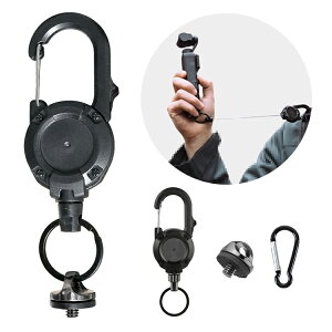 Insta360 Luna Ultra / Pro �X�g���b�v �n���h�R �O�r�˂������p UNC1/4�C���`���p ���[���N���b�v �J���r�i�t�� �����h�~ �O���b�v�R �C���X�^360 �N���b�v�Ŏ~�߂ĐL�т� ���[�ȒP ������� ������