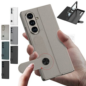 Galaxy Z Fold8 �P�[�X �J�o�[ �܂肽���݌^ �蒠�^PU���U�[�P�[�X PU���U�[ + �v���X�`�b�N+ �����K���X �J�[�{���� �����K���X�t�B�����t�� �X�^���h�@�\ �V���v�� �ی�P�[�X Samsung �T���X�� �M