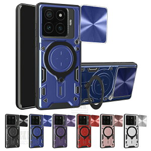 Xiaomi 17T �P�[�X 17TPro �ϏՌ� �J�o�[ �}�O�l�b�g���ԍڃz���_�[�Ή� �X���C�h���J���������Y�J�o�[�t�� �����Y�ی� �X�^���h�@�\ �����O�t�� 2�d�\�� ���� �V���I�~ 17 T Pro �v�� �������� �V