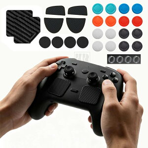 Steam Controller 2026 �V���R�������O+�ی�t�B���� 1�Z�b�g ���v18���� �X�e�B�b�N�ی샊���O ��? �蕿�h��? �g���b�N�p�b�h�ی� �^�b�`�p�b�h�ی� �{�^���ی� �J�[�{���� �t�B����