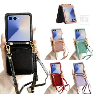 Galaxy Z Flip8 �P�[�X �X�}�z�V�����_�[ �J�o�[ �܂肽���݌^ PU���U�[ �V�����_�[�X�g���b�v ���|���x���g�t�� �������߉\ �J�[�h���[ �V���v�� ������ Samsung �T���X�� �M�����N�V�[ Z �t���b