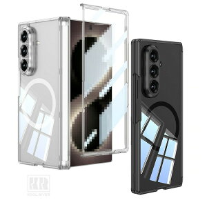 Galaxy Z Fold8 Ultra �P�[�X �N���A �J�o�[ �����K���X�t�B�����t�� �ϏՌ� �q���W�ی� ���� Qi�[�d ���C�����X�[�d�Ή� TPU + �v���X�`�b�N �ی�P�[�X �V���v�� ������ Samsung �T���X�� �M�����N�V