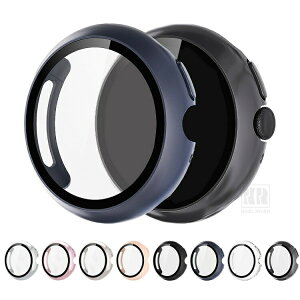 Pixel Watch5 �P�[�X Pixel Watch 5 �J�o�[ �n�[�h�P�[�X �����K���X �K���X�t�B�����t�� �S�ʕی� �t���ی�P�[�X Google �O�[�O���s�N�Z�� �E�H�b�`5 41mm / 45mm �P�F/�N���A �t�B�������