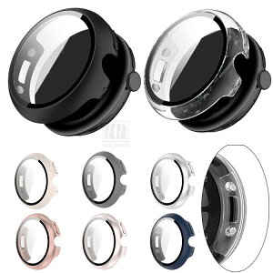 Pixel Watch5 �P�[�X Pixel Watch 5 �J�o�[ �n�[�h�P�[�X �����K���X �K���X�t�B�����t�� �S�ʕی� �t���ی�P�[�X Google �O�[�O���s�N�Z�� �E�H�b�`5 41mm / 45mm �P�F/�N���A �t�B�������