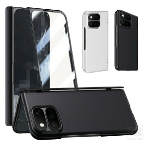 Pixel 11 Pro Fold �P�[�X �J�o�[ �O�ʋ����K���X �����K���X+�v���X�`�b�N �n�[�h�P�[�X �q���W�ی� �O�[�O�� �s�N�Z��11 �v�� �t�H�[���h �ی�P�[�X �A���h���C�h �X�}�[�g�t�H��/�X�}�t�H/�X